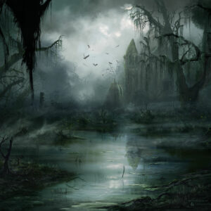 Tirage en édition limitée | Le marais de Xeloth | Illustration numérique imprimée | Concept Art Dark Fantasy