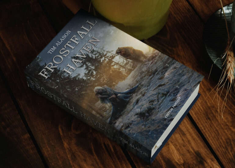 Illustration fantasy couverture de livre éditeur