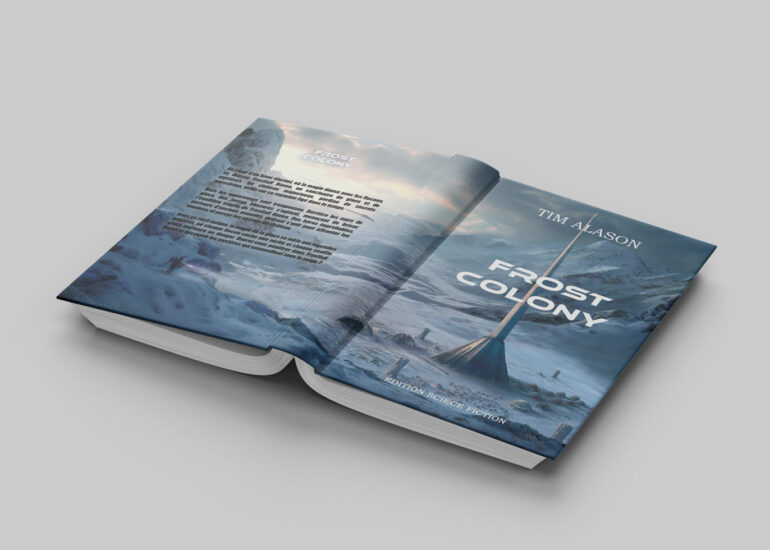 Illustration fantasy couverture de livre éditeur