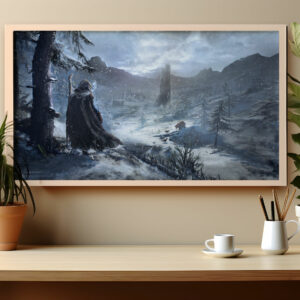 fantasy-snow-art-tableau-print-illustration fantasy-snow-art-tableau-print-illustration